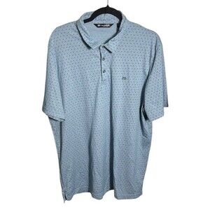 Travis Mathew Golf Polo Geometric Size XXL Preppy‎